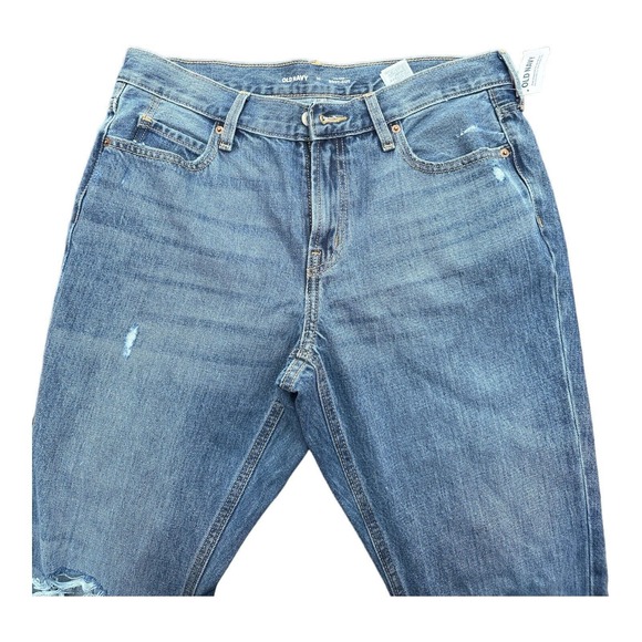 Old Navy Low Rise Bootcut Jeans Women's 10 Distressed Denim NWT‎ - Picture 3 of 4